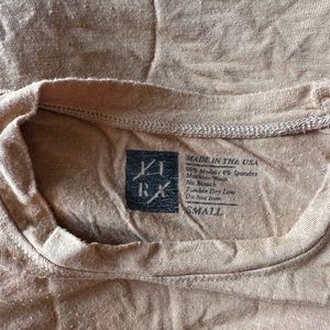 Oversized mustard tee shirt